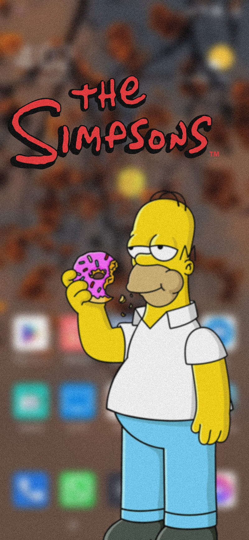 The Simpson phone, brown, celular, dreams, homero, picsart, transparente  simpson, HD phone wallpaper | Peakpx