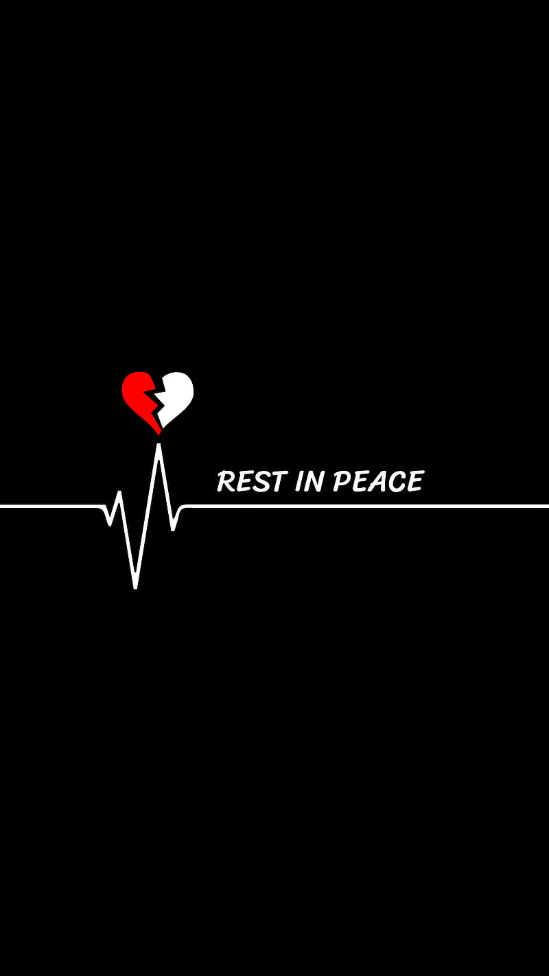 Rest in peace, black and white, emotional, life, no love, red, sad, HD  phone wallpaper | Peakpx