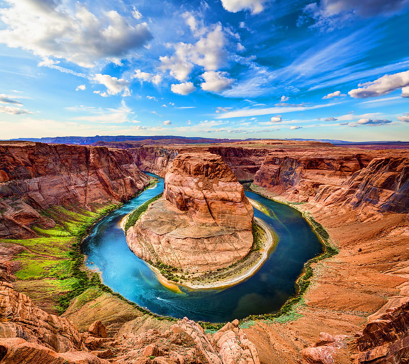 The Grand Canyon, arizona, canyon, colorado, grand, nature, river, usa, HD wallpaper