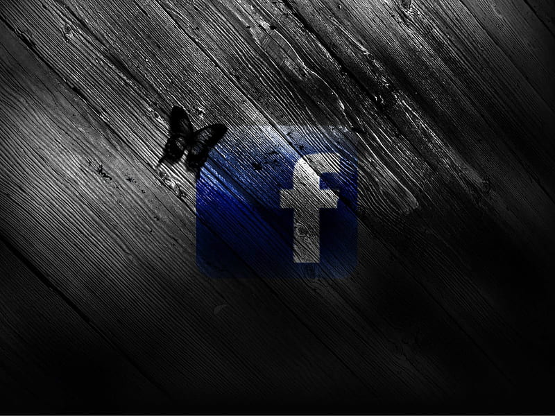 Facebook , facebook, butterfly, facebook logo, HD wallpaper
