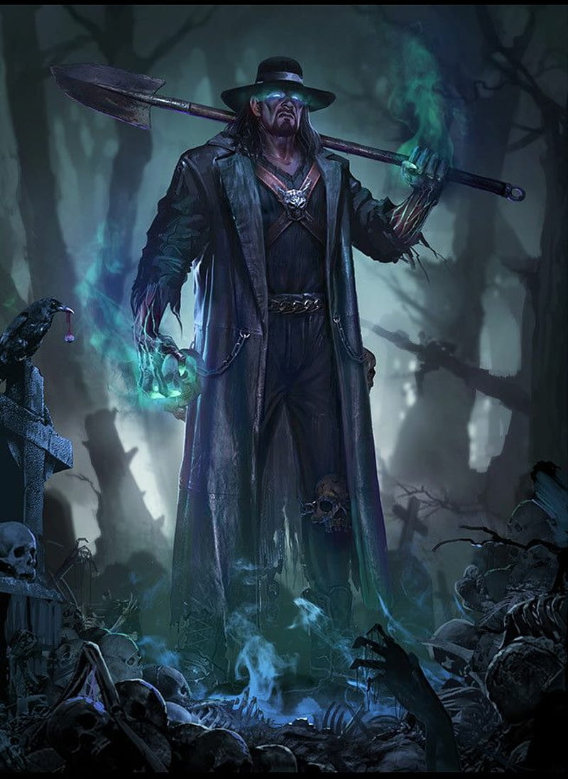 Discover 86+ undertaker scary wallpaper