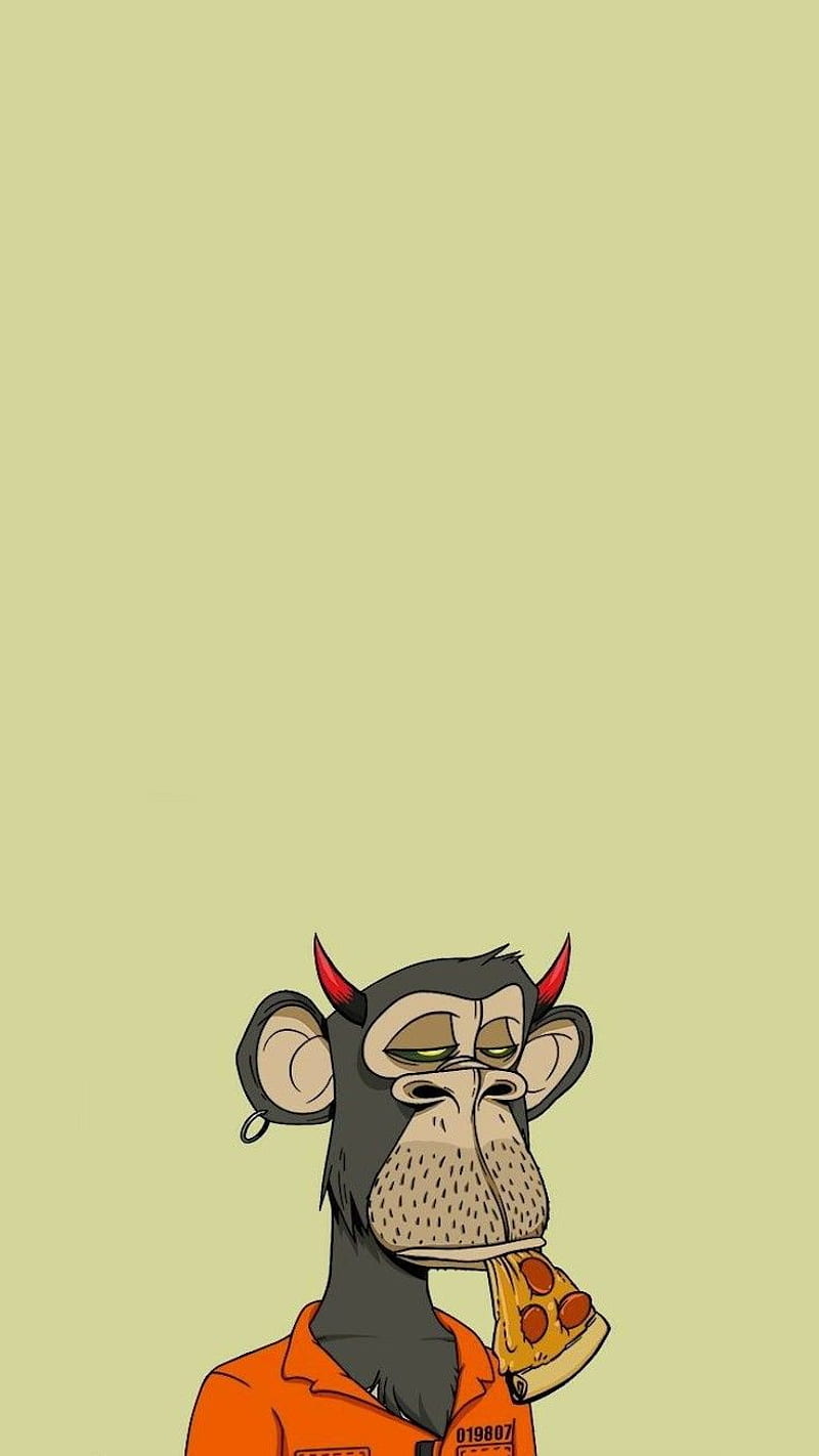 Papel de parede (NFTS) em 2022. Ilustrações retro, , bonitos, Macaco, HD phone wallpaper