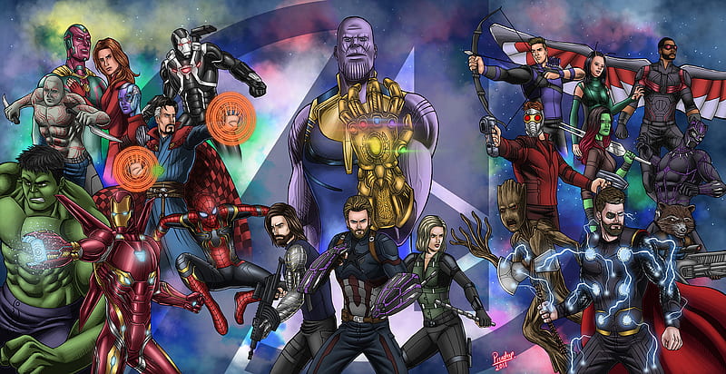 Avengers Infinity War Fan Art, avengers-infinity-war, artwork, artist, ,  movies, HD wallpaper | Peakpx