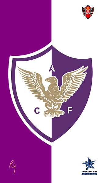 Fenix FC, glitter logo, Uruguayan Primera Division, violet white checkered  background, HD wallpaper