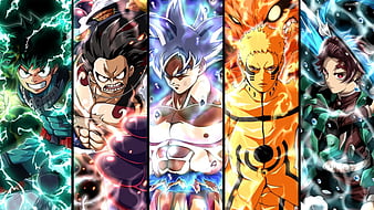 Anime hero, bleach, dragon ball z, goku, gon, hunter x hunter