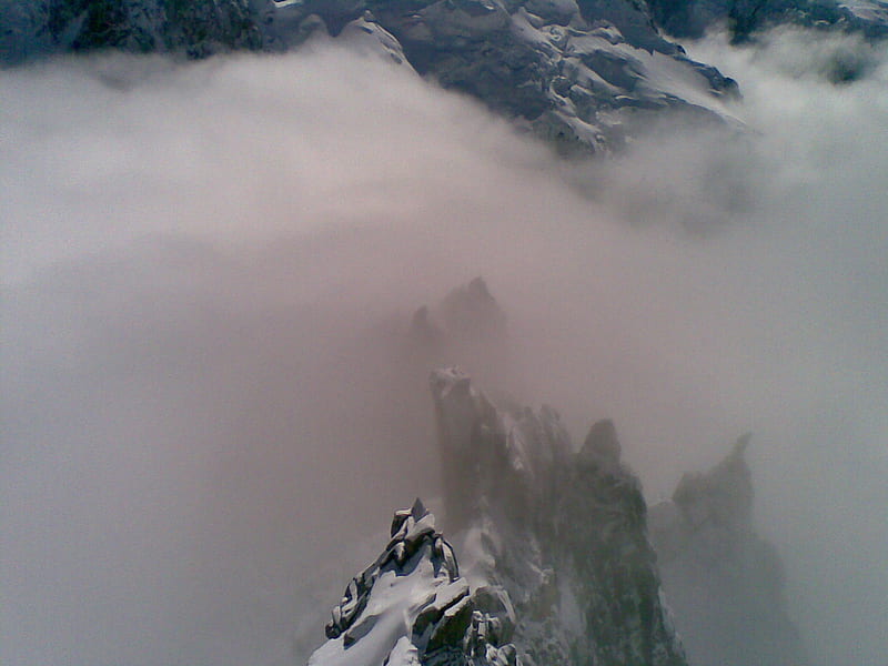 Mont Blanc, mountain, snow, nature, sky, HD wallpaper