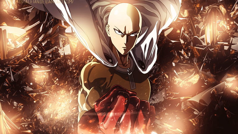 1920x1080 Saitama From Human To God One Punch Man Laptop Full HD