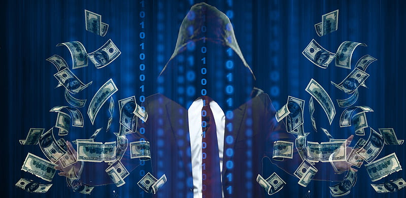 anonymous, hacker, hood, suit, tie, HD wallpaper