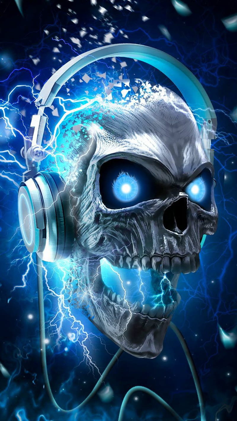 Skullz, music, skull, HD phone wallpaper | Peakpx
