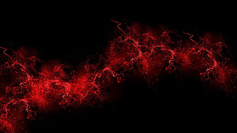 Dark Red Flame With Black Background Red Aesthetic, HD wallpaper