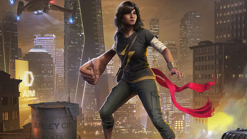 Kamala Kahn Marvels Avengers, HD wallpaper