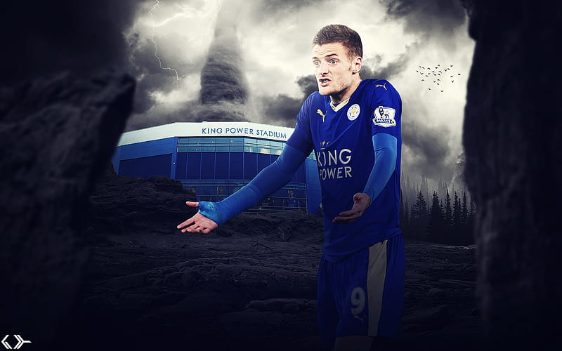 Jamie Vardy Football Soccer Vardy Leicester City Hd Wallpaper Peakpx