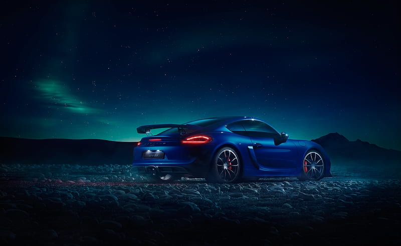Porsche GT4 Northern Lights, porsche-911, porsche, carros, 2018-cars, behance, HD wallpaper