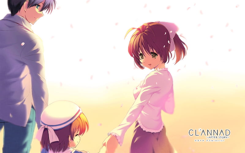 Clannad After Story, cute, anime, flowers, child, anime girl, clannad, HD  wallpaper