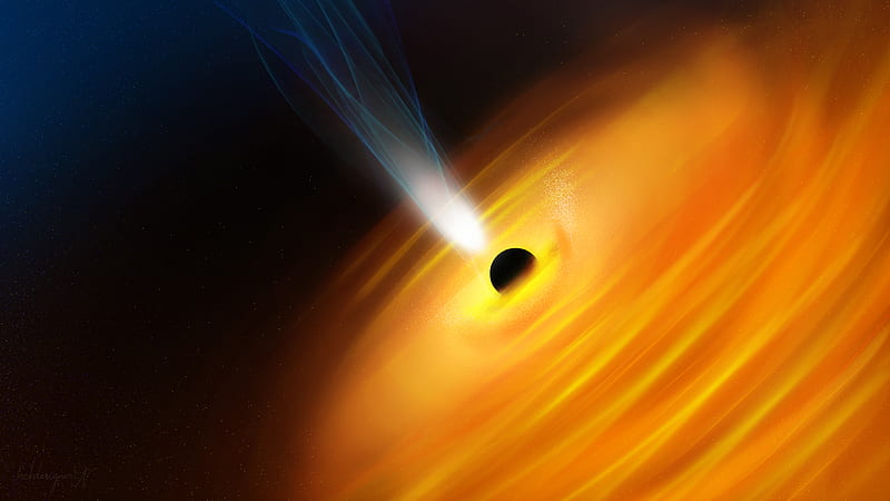 Black Holes Preagrandis Digital Art, digital-universe, space, universe, HD wallpaper
