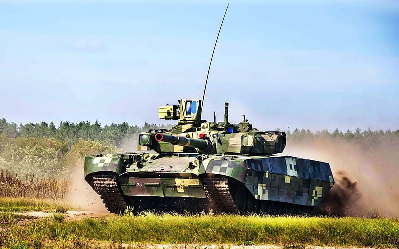 T-84, Oplot, Ukrainian main battle tank, Ukrainian Armed Forces, MBT, Ukrainian armored vehicles, modern weapons, tanks, Ukraine, HD wallpaper