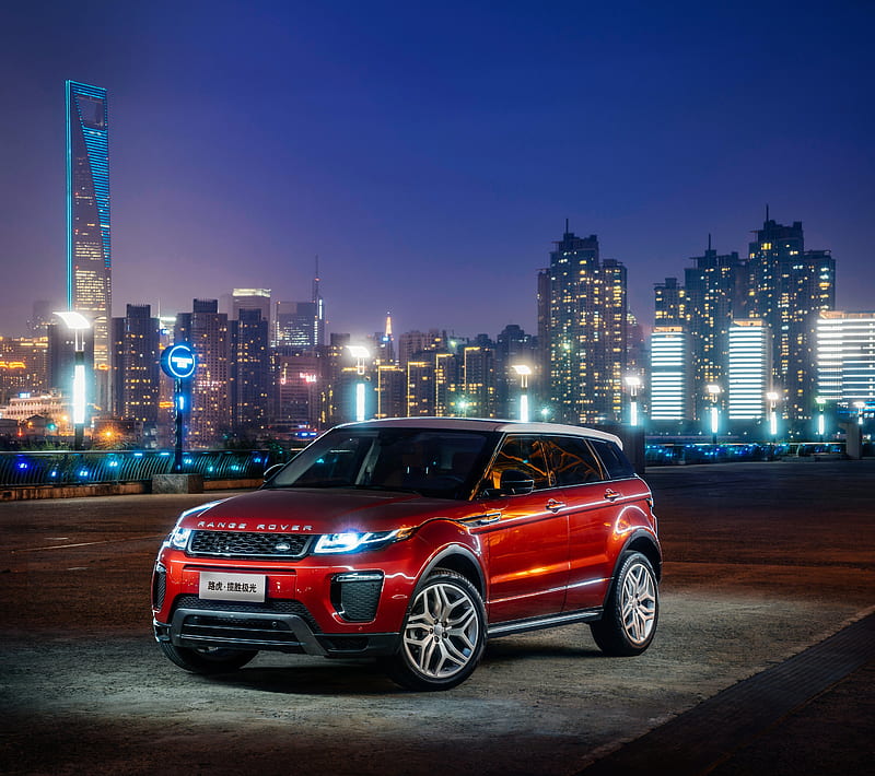 Range Rover, china, luxury, red, HD wallpaper