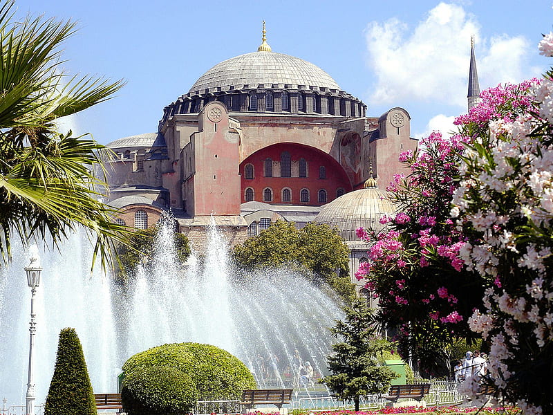 Hagia Sofia, aya sofya, turkey, istanbul, HD wallpaper