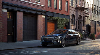 Cadillac CT6 V Sport 2019 Side View, cadillac, carros, 2019-cars, HD wallpaper