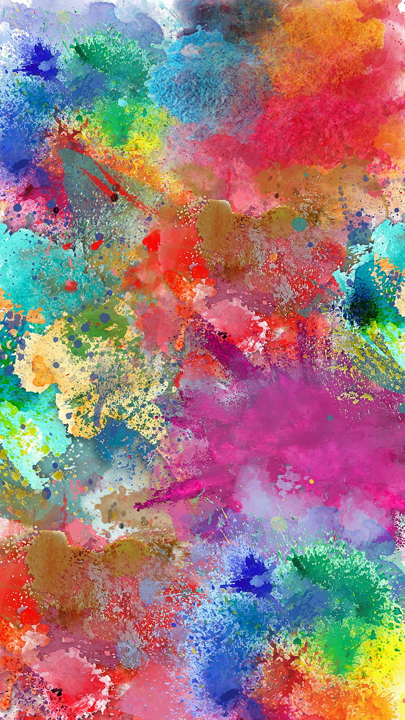 Splash paint, butterfly, color, colour, crazy, designs, explosion, corazones, prodigy, storm, HD phone wallpaper