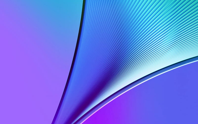abstract waves, curves, geometry, art, creative, purple background, HD wallpaper