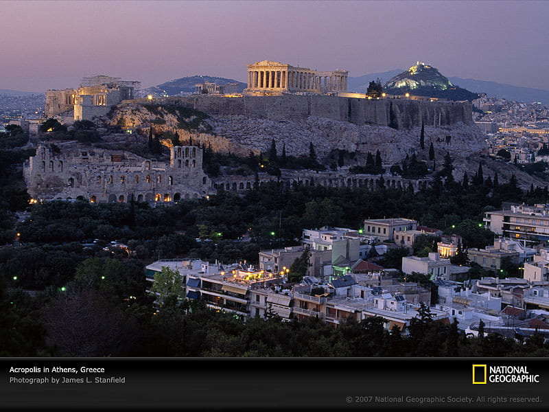 Acropolis of Athens, greece, acropolis, athens, HD wallpaper
