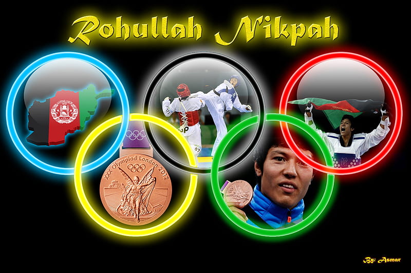 AFGHANISTAN, nikpah, rohullah, olympics, HD wallpaper