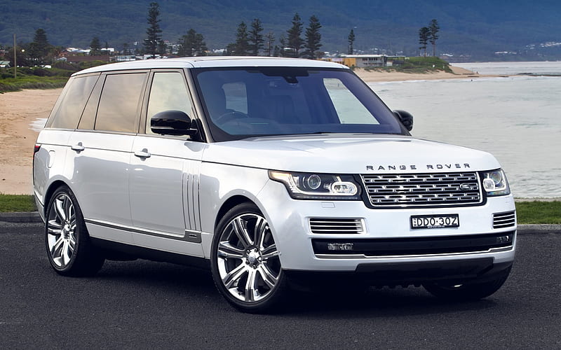 Land Rover, Range Rover Vogue, luxury SUV, white Range Rover, HD wallpaper  | Peakpx