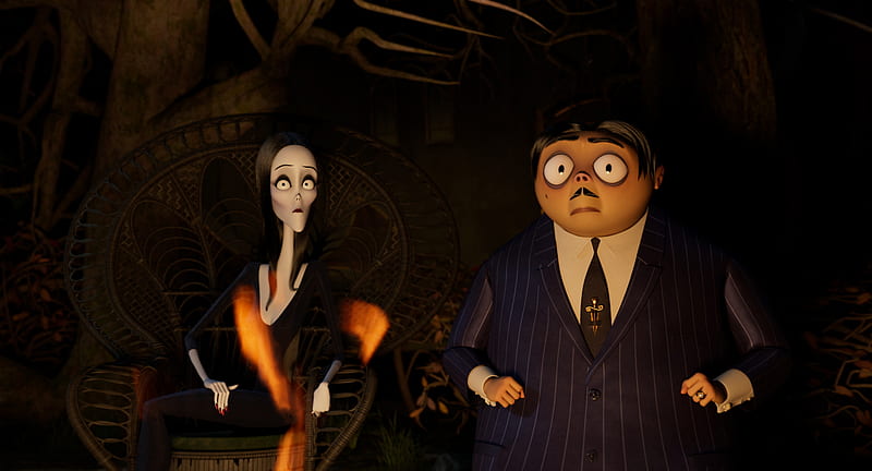 Movie, The Addams Family 2, Gomez Addams , Morticia Addams, HD wallpaper