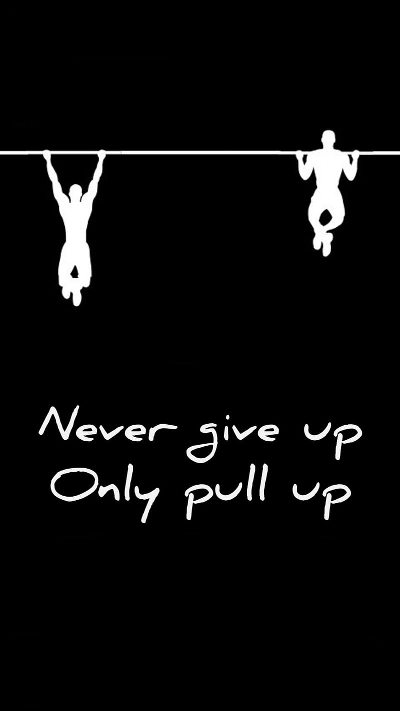 Calisthenics, calistenia, gains, gym, muscle, never give up, pull up, street workout, HD phone wallpaper