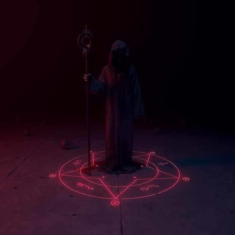 Mr Death, Dario, alchemy, black, costume, dark, death reaper, god of death, religious, HD phone wallpaper