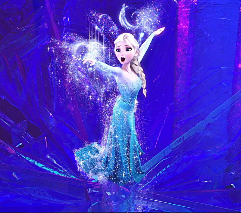 Elsa Ice Transition, frozen, HD wallpaper