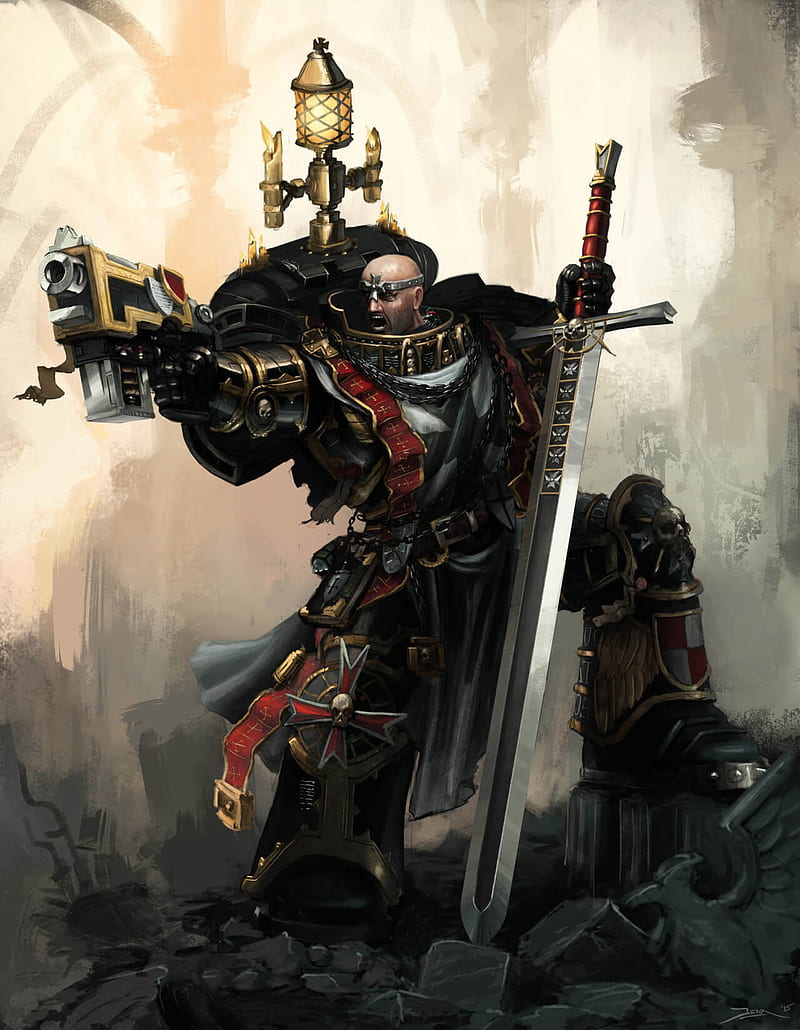 The Emperors Champion is now in a Warhammer 40000 video game   Eurogamernet