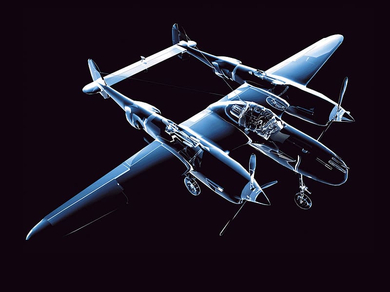 Aircraft, Vehicles, P 38 Lightning, HD wallpaper