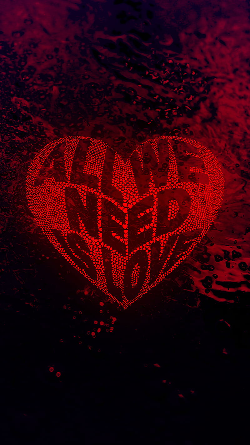 All we Need is Love, hearts , corazones, heart, valentine, valentines, HD phone wallpaper