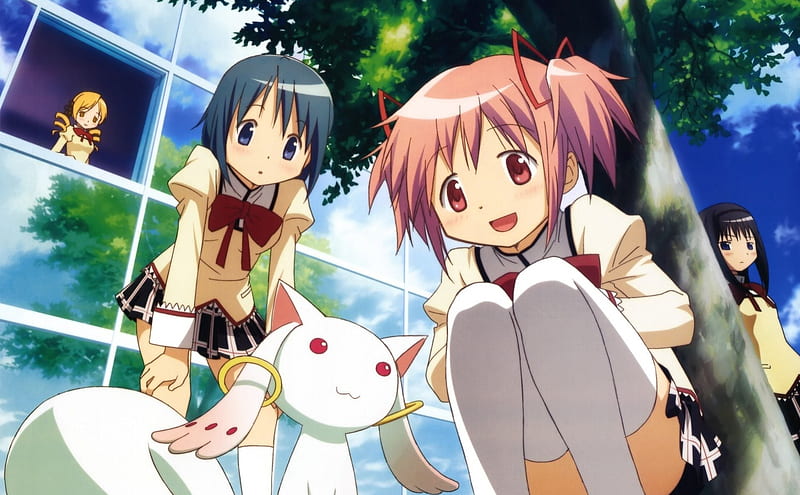 Desktop Wallpapers Mahou Shoujo Madoka Magica Anime 1920x1080