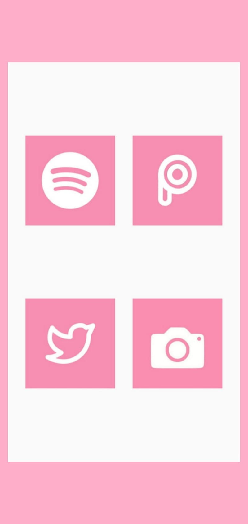 icon app, pink app, HD phone wallpaper