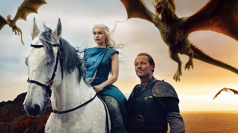 Daenerys Targaryen Jorah Mormont Horse, HD wallpaper