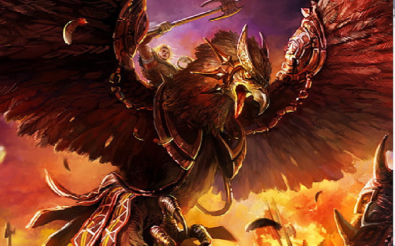 Phoenix Rider, clan, fire, attack, phoenix, HD wallpaper | Peakpx