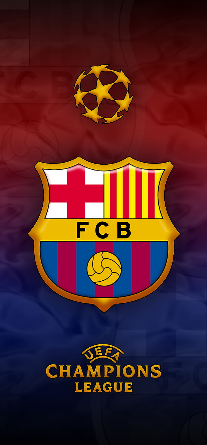 FC BARCELONA , azulgrana, barca, champions league, shield, fc barcelona, football, HD phone wallpaper