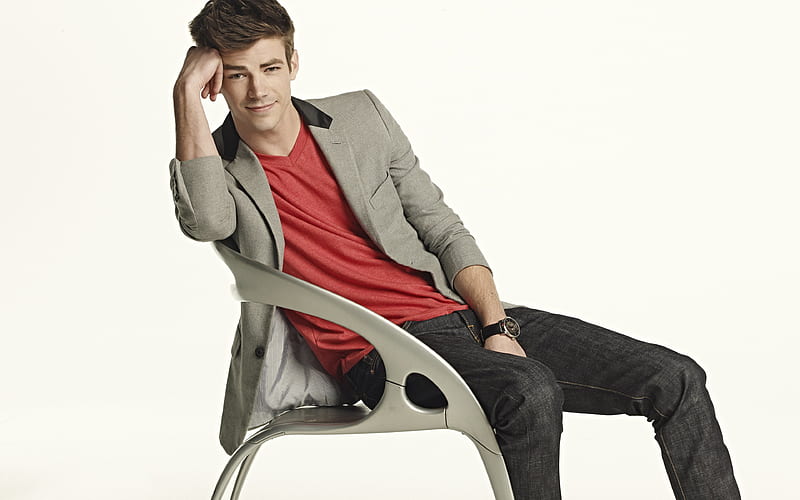 Grant Gustin hoot, american actor, beauty, young actors, Hollywood, guys, celebrity, HD wallpaper