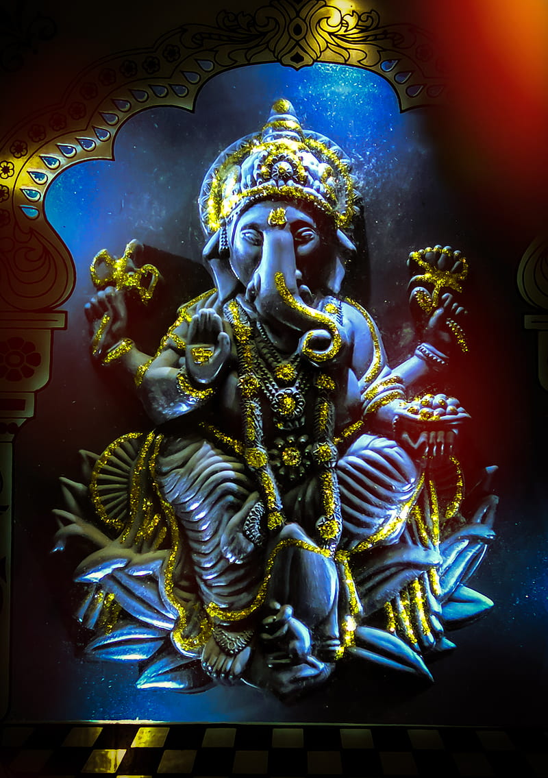 Ganpati, bappa, bonito, festival, ganesh ji, god, india, indian, love, spirituality, HD phone wallpaper