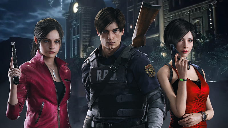 Resident Evil, Resident Evil 2 (2019), Ada Wong, Claire Redfield, Leon S. Kennedy, HD wallpaper