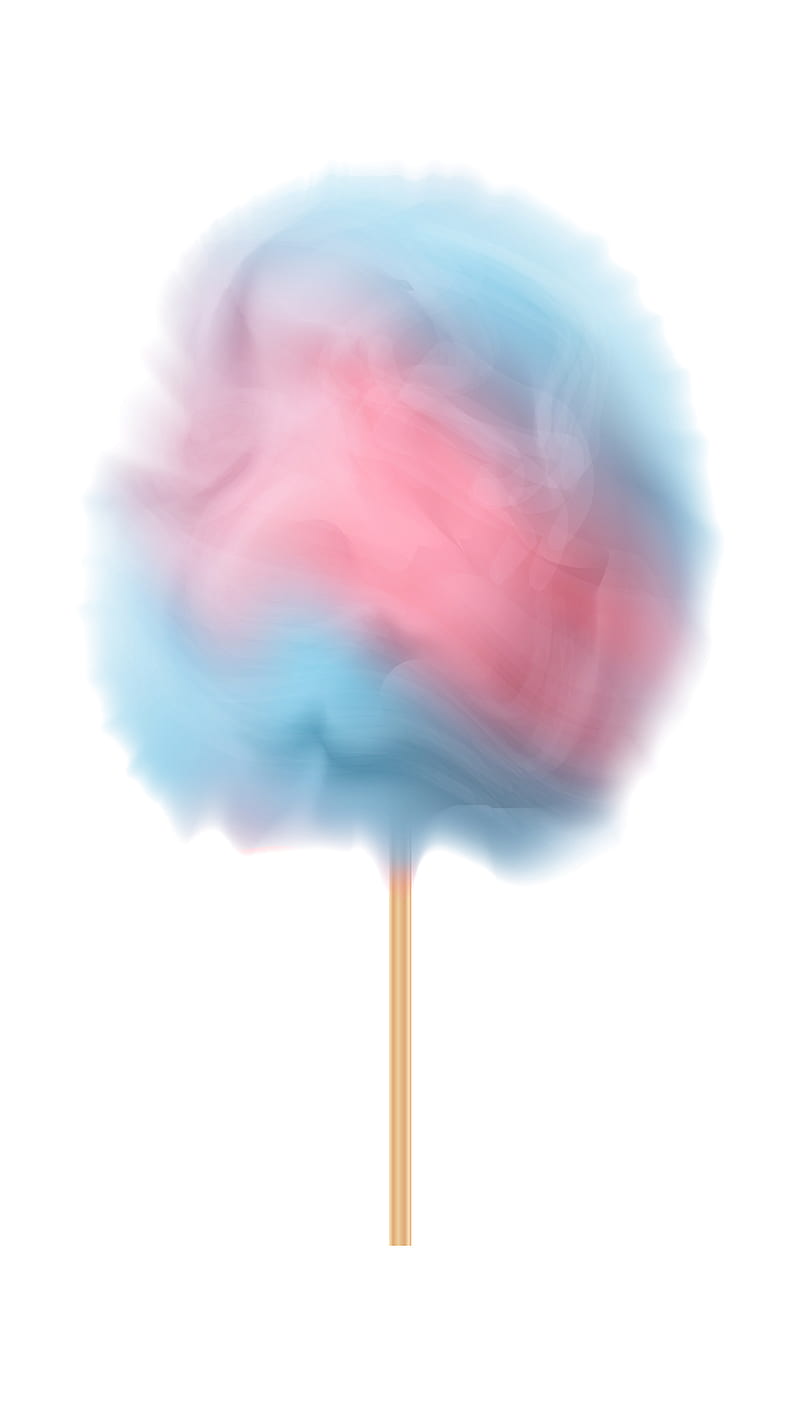 Cotton Candy, Cotton, Kiss, blue, carnival, circus, fluffy, pink, sweet, HD phone wallpaper