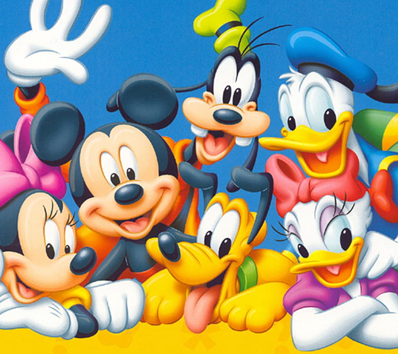 Mickey And Friends, cartoon, desney, donald, happy, hello, kids, toon, HD  wallpaper | Peakpx