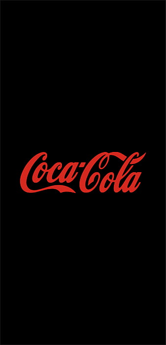 Coca Cola Logo Rojo, bebida, coca cola, logo, negrared, HD phone wallpaper