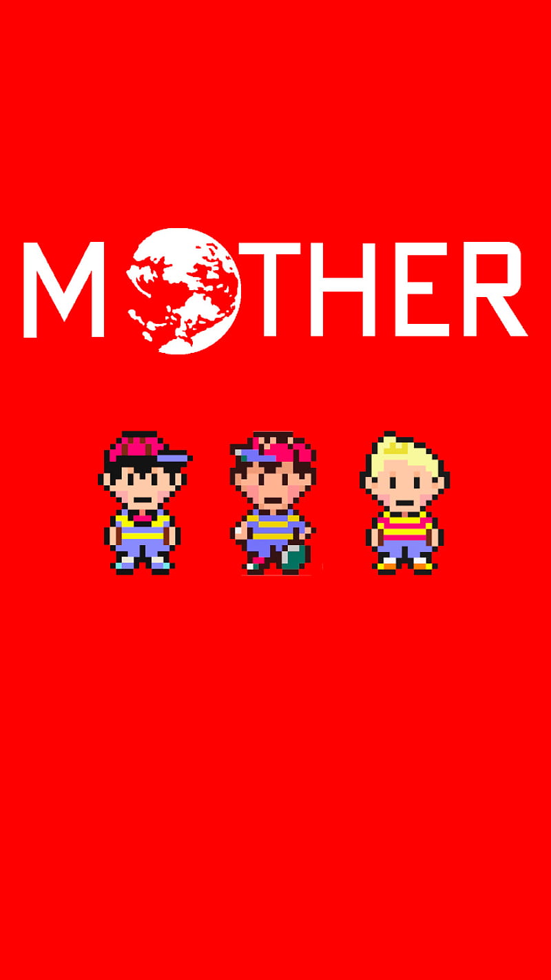 Mother characters , earthbound, gba, nes, snes, HD phone wallpaper