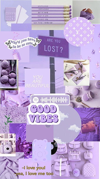 Aesthetic Purple, Lilac Collage, HD wallpaper | Peakpx
