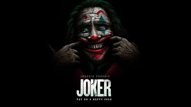 Joaquin Phoenix Joker Put On A Happy Face Joker, HD wallpaper
