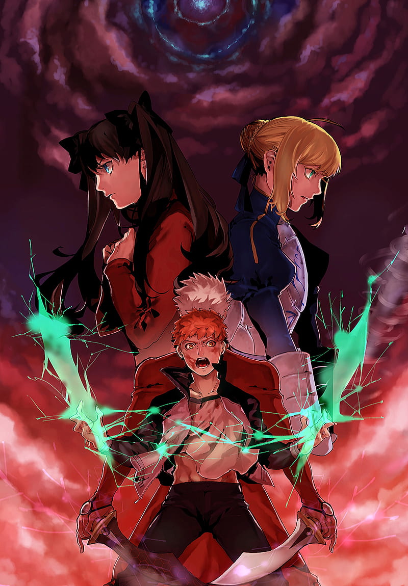 Fate Series, Fate/Stay Night, Fate/Stay Night: Unlimited Blade Works, anime  girls, HD phone wallpaper | Peakpx